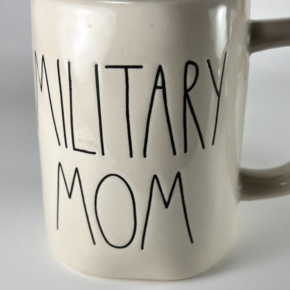 Military Mom Coffee Cup Mug Rae Dunn Oversized Ceramic - Picture 6 of 11
